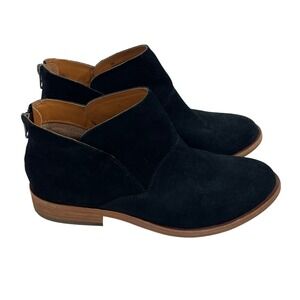 Kork-Ease Women's Ryder Black Suede Leather Ankle Booties Boots Size 6M Like New